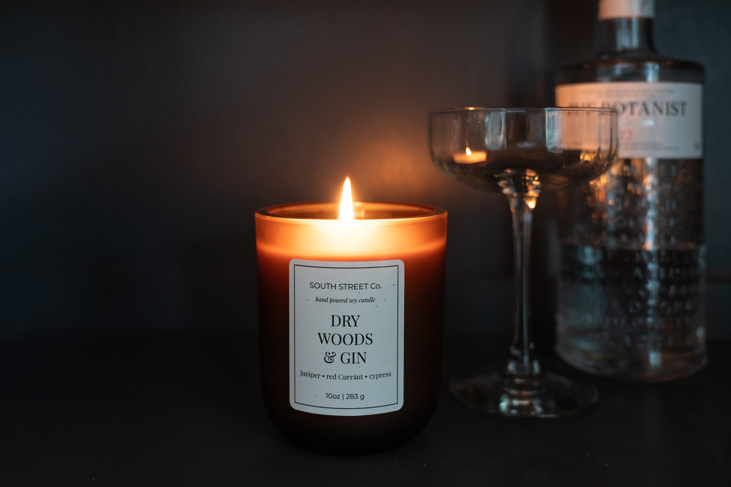 Dry Woods & Gin | 10 oz Luxury Soy Candle