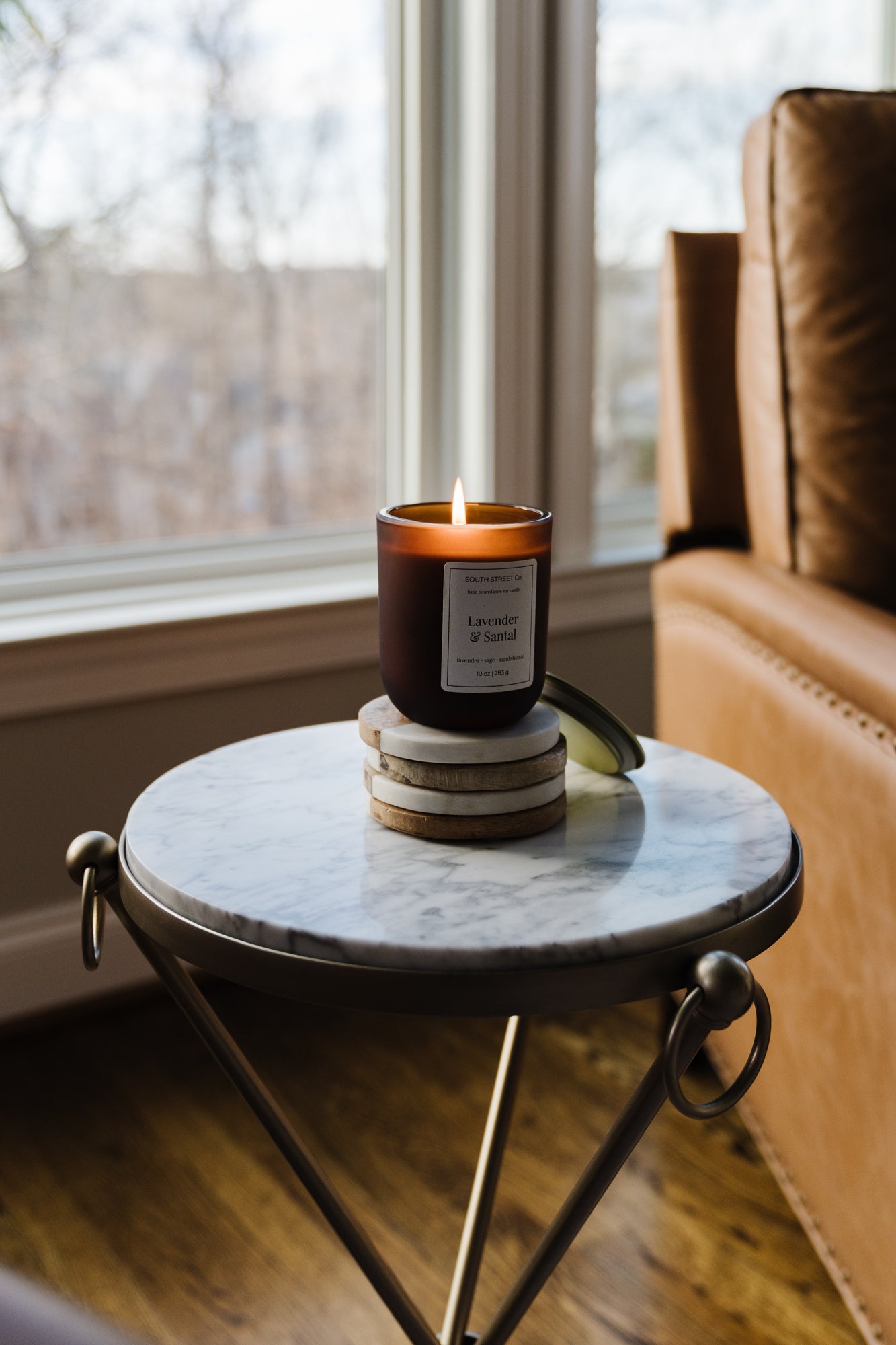 Lavender & Santal | 10 oz Luxury Soy Candle