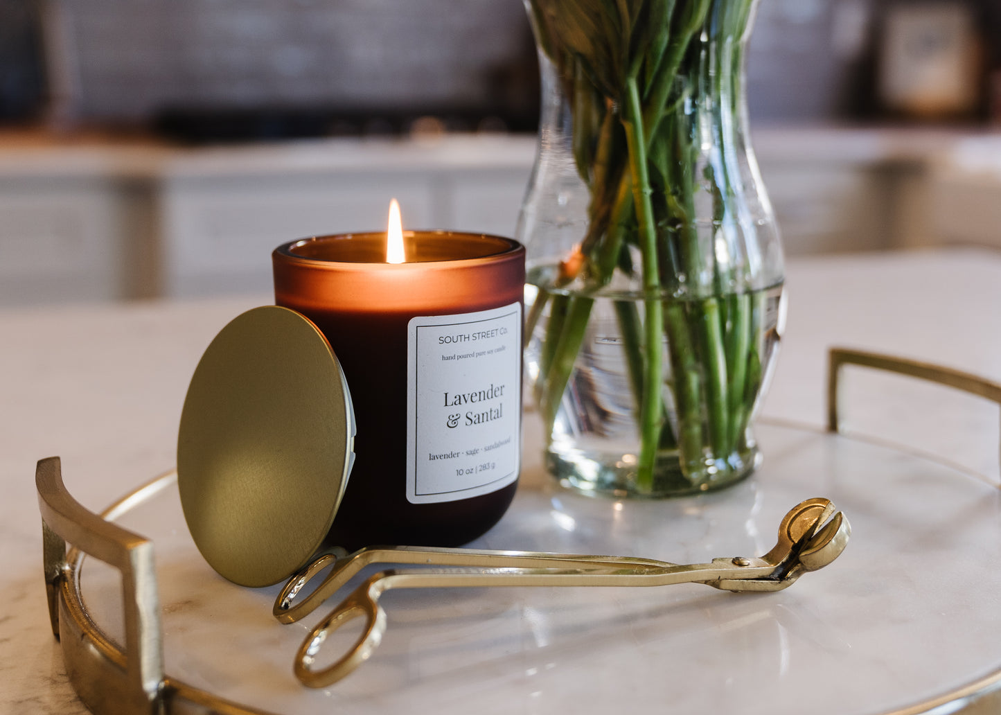 Lavender & Santal | 10 oz Luxury Soy Candle