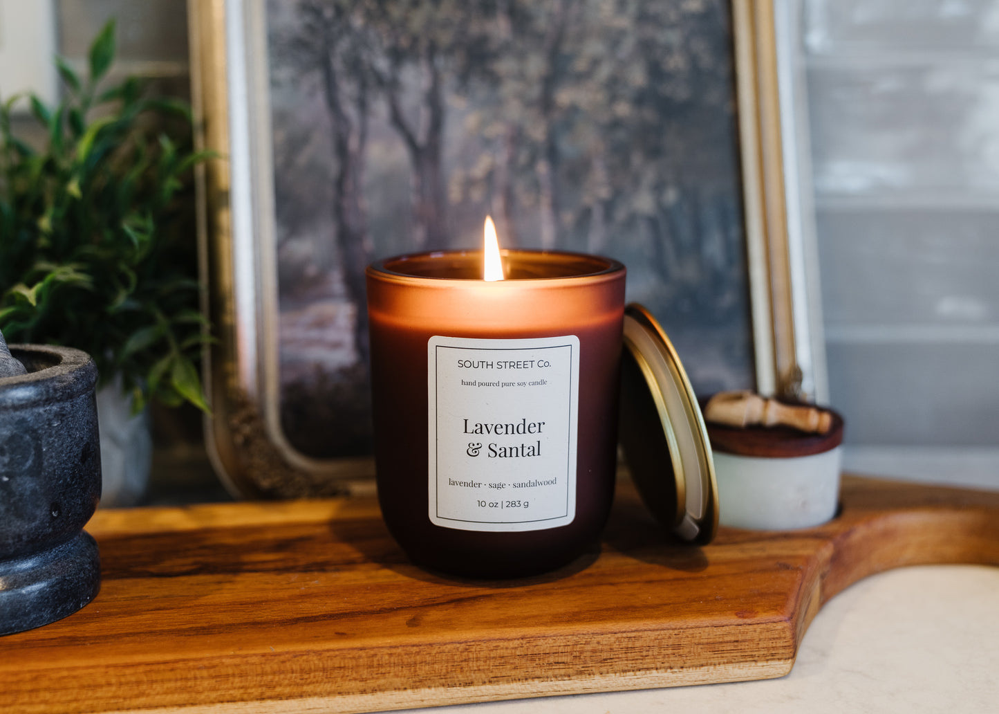 Lavender & Santal | 10 oz Luxury Soy Candle