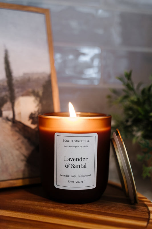 Lavender & Santal | 10 oz Luxury Soy Candle