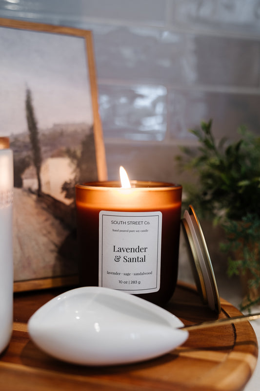 Lavender & Santal | 10 oz Luxury Soy Candle