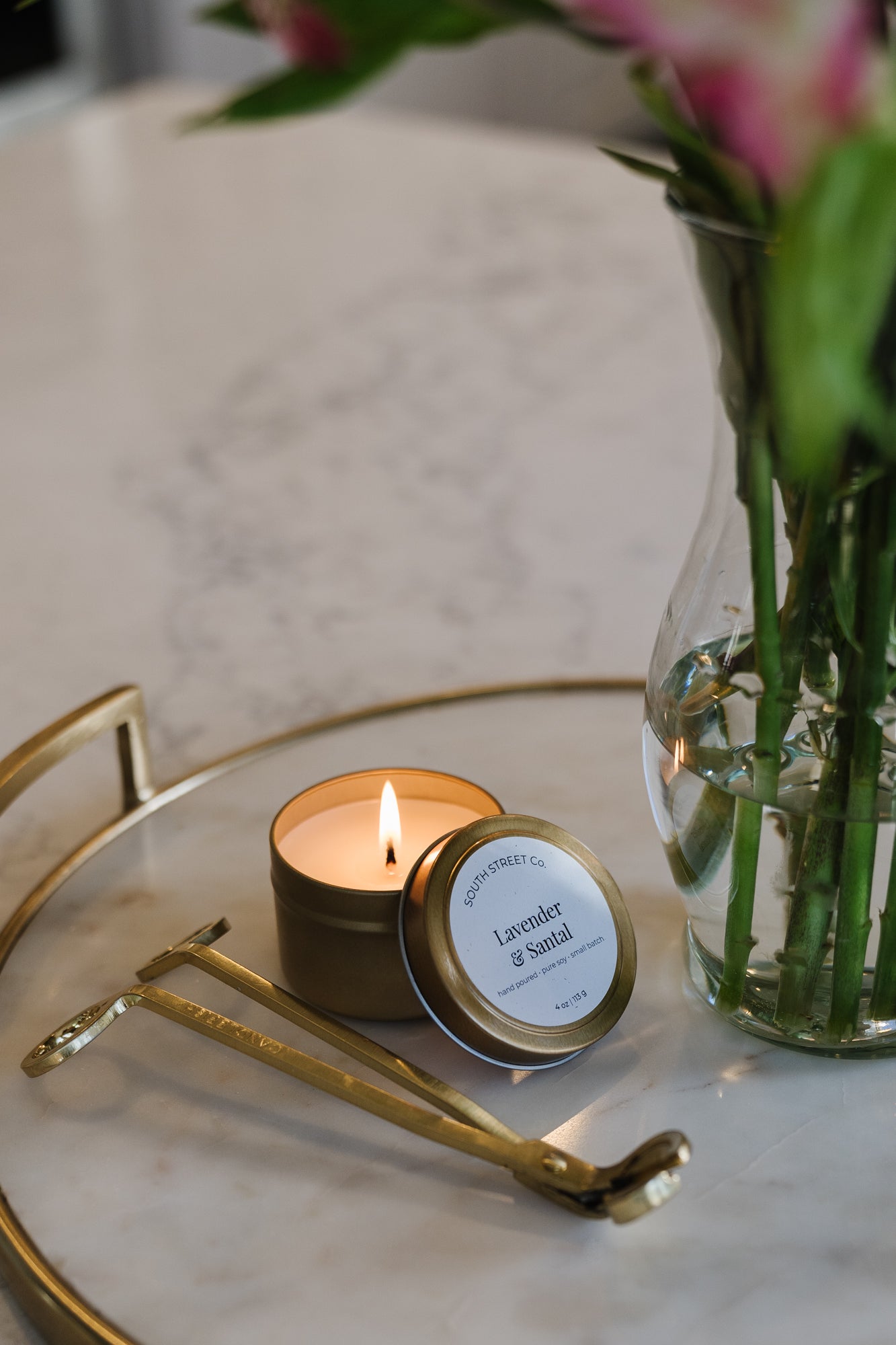 Lavender & Santal | 4 oz Petite Soy Candle